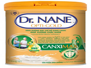 Bổ sung canxi giúp xương chắc khỏe với sữa bột Dr.Nane Opti-Gold Canximax